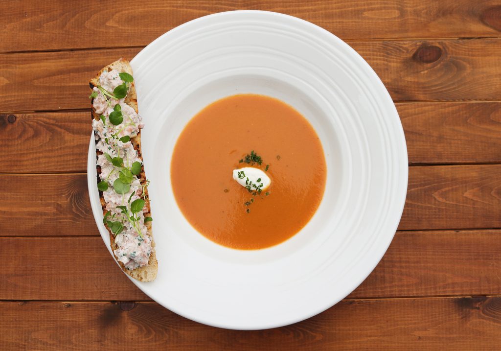 CRAB & LOBSTER BISQUE Gold Leaf Catering